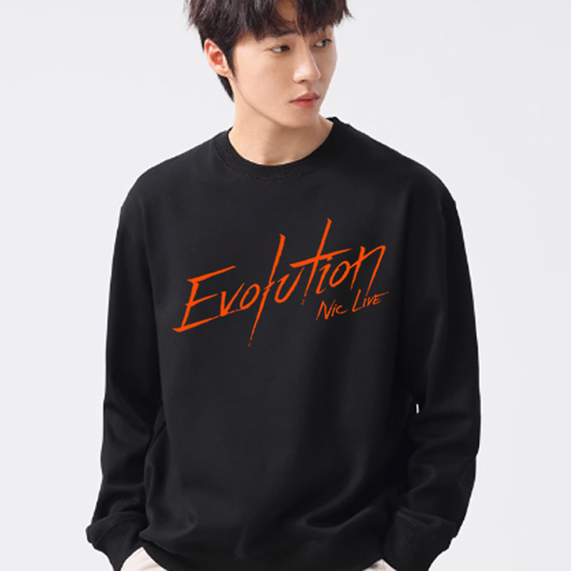 谢霆锋演唱会长袖卫衣秋冬季男女粉丝应援服圆领宽松上衣定制服装