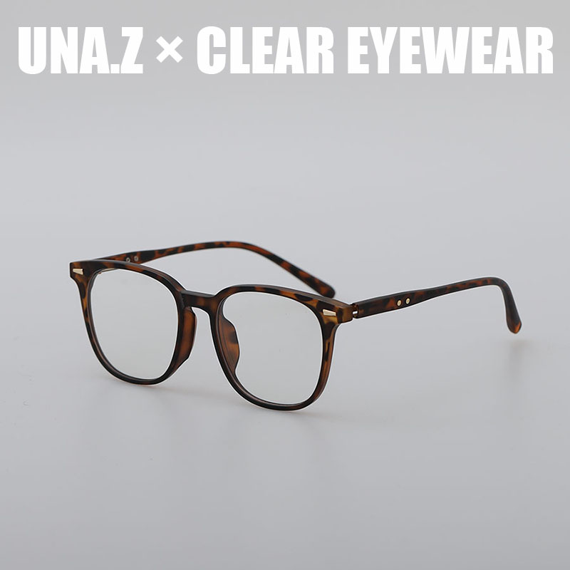 /vintage磨砂玳瑁素颜黑框眼镜