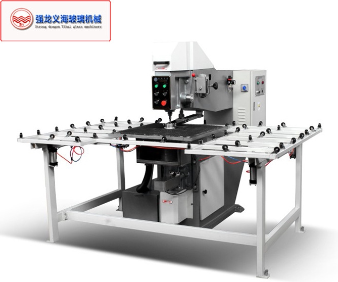 强龙义海玻璃机械设备玻璃钻孔机全自动玻璃钻孔机上下玻璃钻孔机