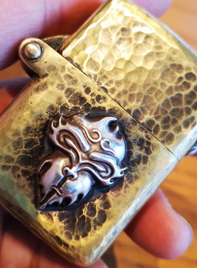 齐天大圣东方猴子铜加银机壳 Zippo机芯通用