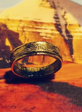 无山原创神山世界中心冈仁波齐日照金山戒指来料加工定制生日礼物