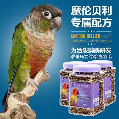 鸟食小太阳鹦鹉粮鸟粮食物饲料油葵果蔬杂粮Parrot food牡丹玄风