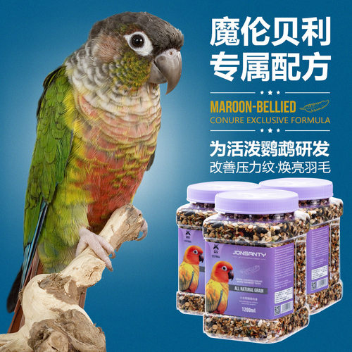 鸟食小太阳鹦鹉粮鸟粮食物饲料油葵果蔬杂粮Parrot food牡丹玄风