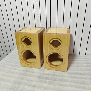 4寸全频喇叭实木音箱空箱体壳莞音曲泉睿凡琴迪欧享四寸迷宫音响