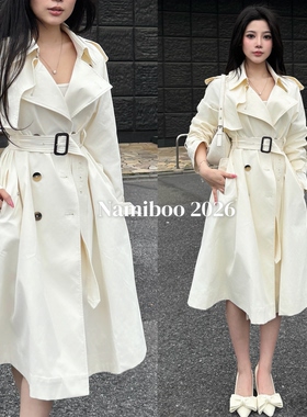 波波Namiboo 原创设计 2026春夏高质感新款防水风衣