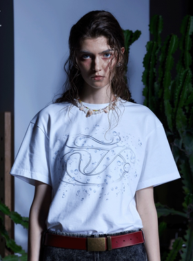 immune system免疫系统 T-shirt-H合体版型主题logo水滴t恤短袖