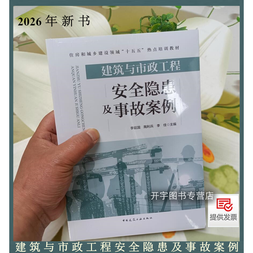 现货正版2026年新书 建筑与市政工程安全隐患及事故案例 李延国 陶利兵 李佳 主编 住房和城乡建设领域“十五五”热点培训教材