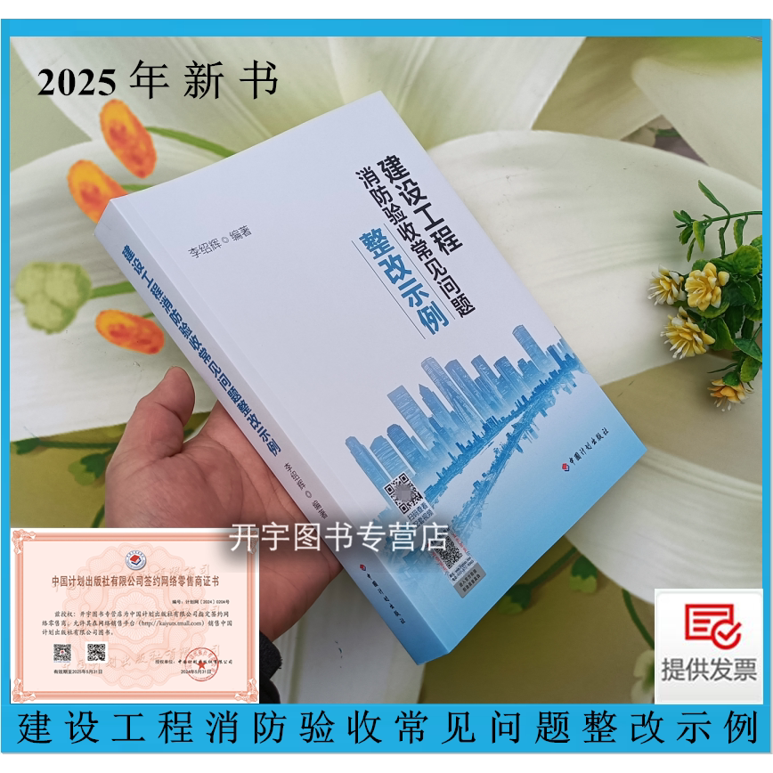 现货正版2025年新书 建设工程消防验收常见问题整改示例 李绍辉 编 建设消防审验设计施工监理供建设工程消防设计施工验收人员使用