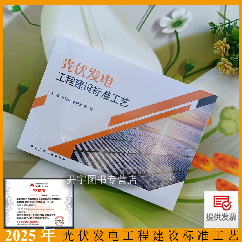 2025年新书 光伏发电工程建设标准工艺 王琦 郭宝贵 李爱武 等著 中国建筑工业出版社