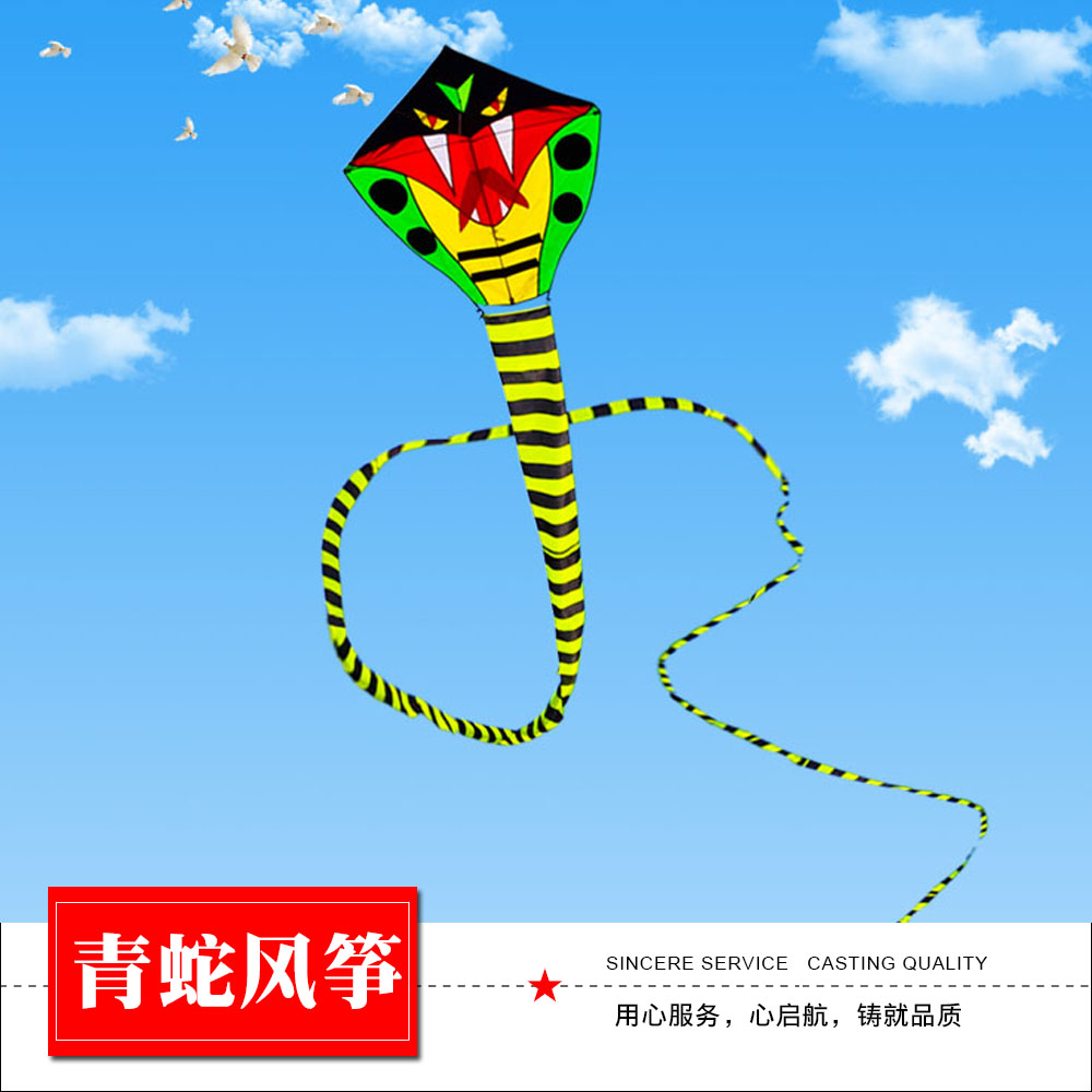 青蛇风筝成人风筝 风筝线轮儿童大型 长尾巴微风包邮大蛇风筝在类目 运动/瑜伽/健身/球迷用品, 毽子/空竹/民间运动, 风筝, 风筝中 - 来自Buy2taobao.com提供专业的淘宝代购服务