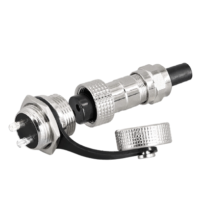 ip67防水型航空插头座连接器16mm