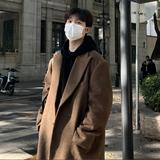 1016-F05-P128冬季毛呢外套高级感呢大衣中长款呢子风衣，男装风衣，星座1016