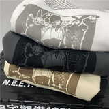 1016-BW43-P55美式潮牌西海岸hiphop加绒加厚卫衣印花长袖外套，女装短外套，星座1016