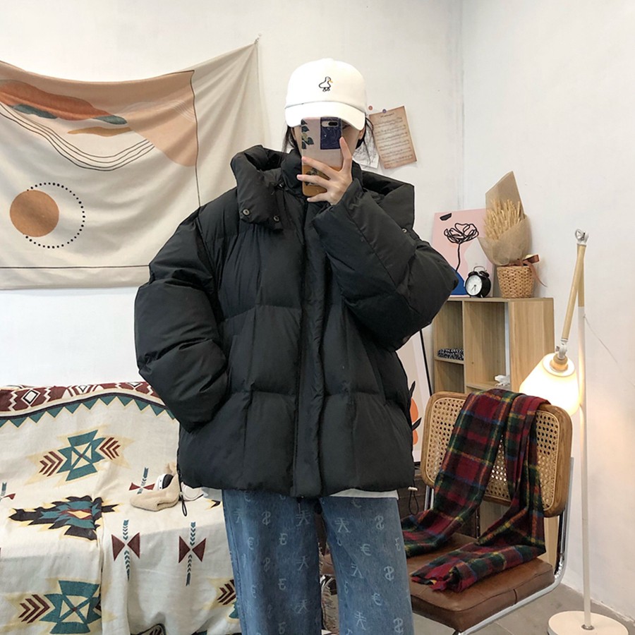 1016-M286-P88冬季短款棉服男防寒棉衣保暖加厚可拆卸连帽面包服,男装棉衣,星座1016