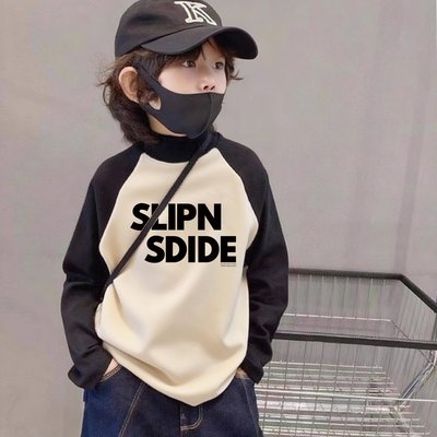 童装男童半高领打底衫2025新款