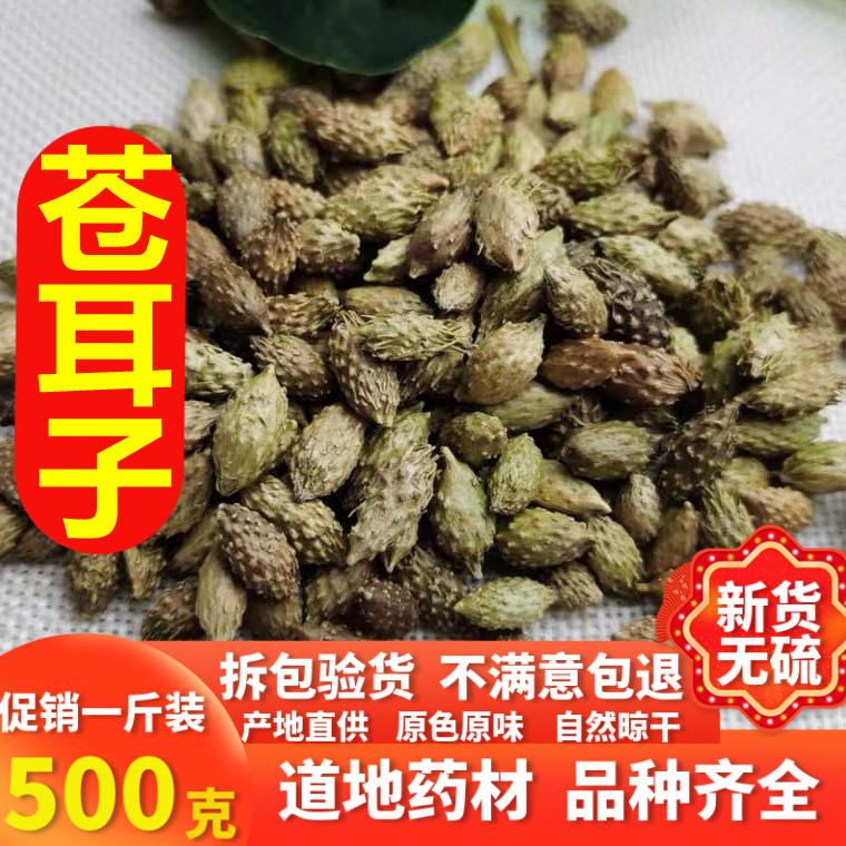苍耳子中药材野生去刺苍耳子500克，發猪耳，老苍子 苍刺头包邮