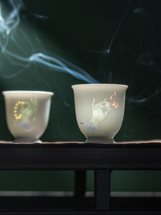 景德镇手绘雕花精美陶瓷精品一壶四杯无障碍豪华精品茶具礼盒