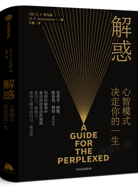 解惑 心智模式决定你的一生  E·F·舒马赫著 正版包邮畅销书籍 史蒂芬·柯维高效能人士的7个习惯的灵感来源 中信出版社