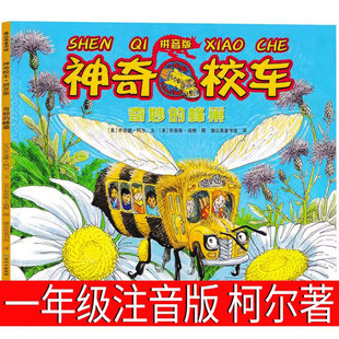 神奇校车 奇妙的蜂巢注音版乔安娜柯尔著二年级一年级神奇的校车阅读版中文版动画版儿童科普系列课外书拼音版绘本 贵州人民出版社