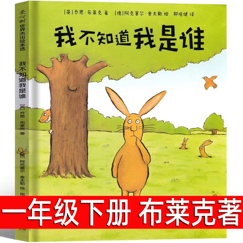我不知道我是谁 精装正版绘本 英布莱克著哲学类绘本 一年级上册下册必读课外书正版非注音版非拼音版海豚出版社