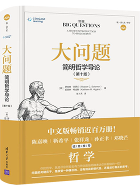 大问题 简明哲学导论 第10版 罗伯特所罗门 有趣又好读哈佛耶鲁清华北大等知名高校的哲学教材开明心智的普及读本 正版书籍