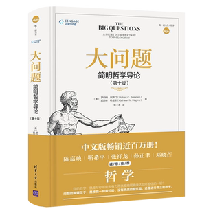 大问题 简明哲学导论 第10版 罗伯特所罗门 有趣又好读哈佛耶鲁清华北大等知名高校的哲学教材开明心智的普及读本 正版书籍