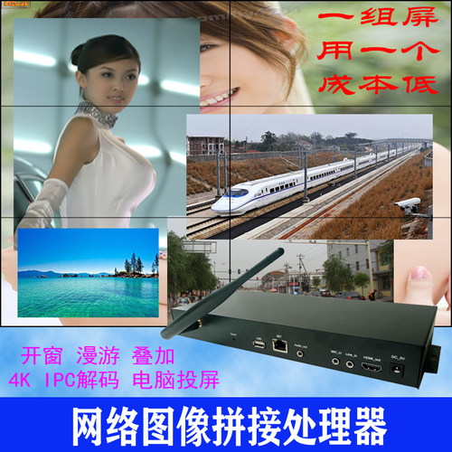 竖屏画面旋转图像处理器叠加分割
