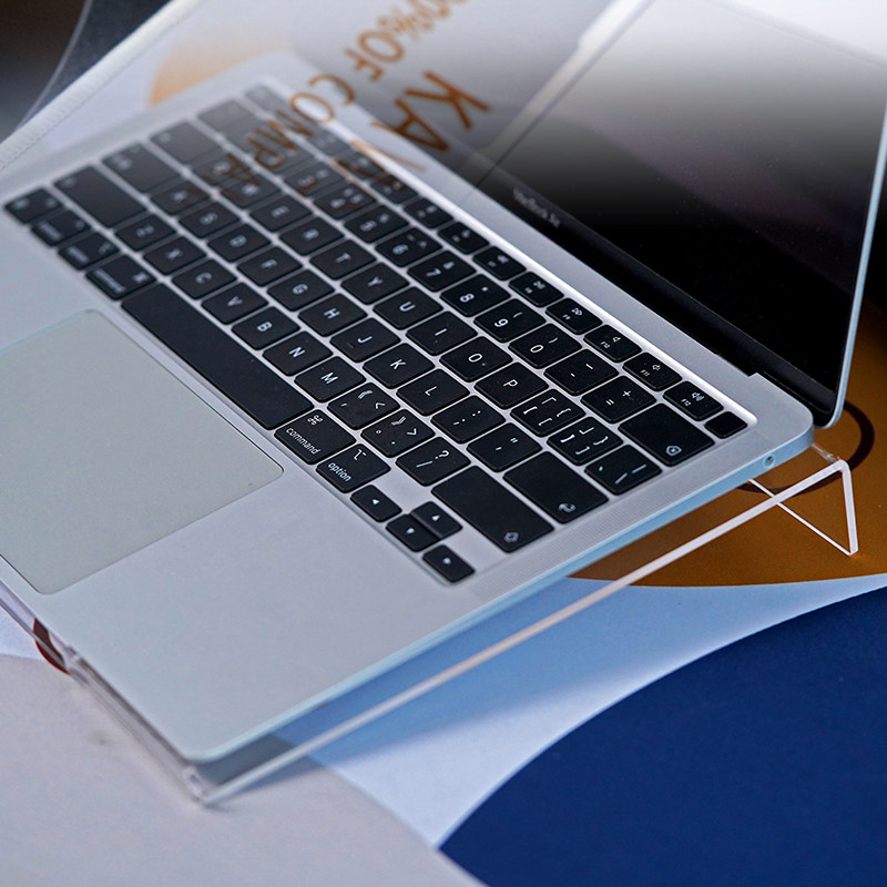 笔记本电脑支架托架亚克力透明家居办公适用桌面增高架散热器