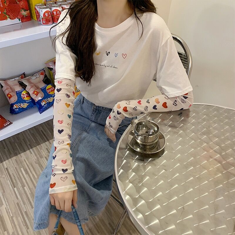 Two long sleeve T-shirts with new sun screen stitching