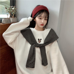 Two pieces of loose card printed sweater