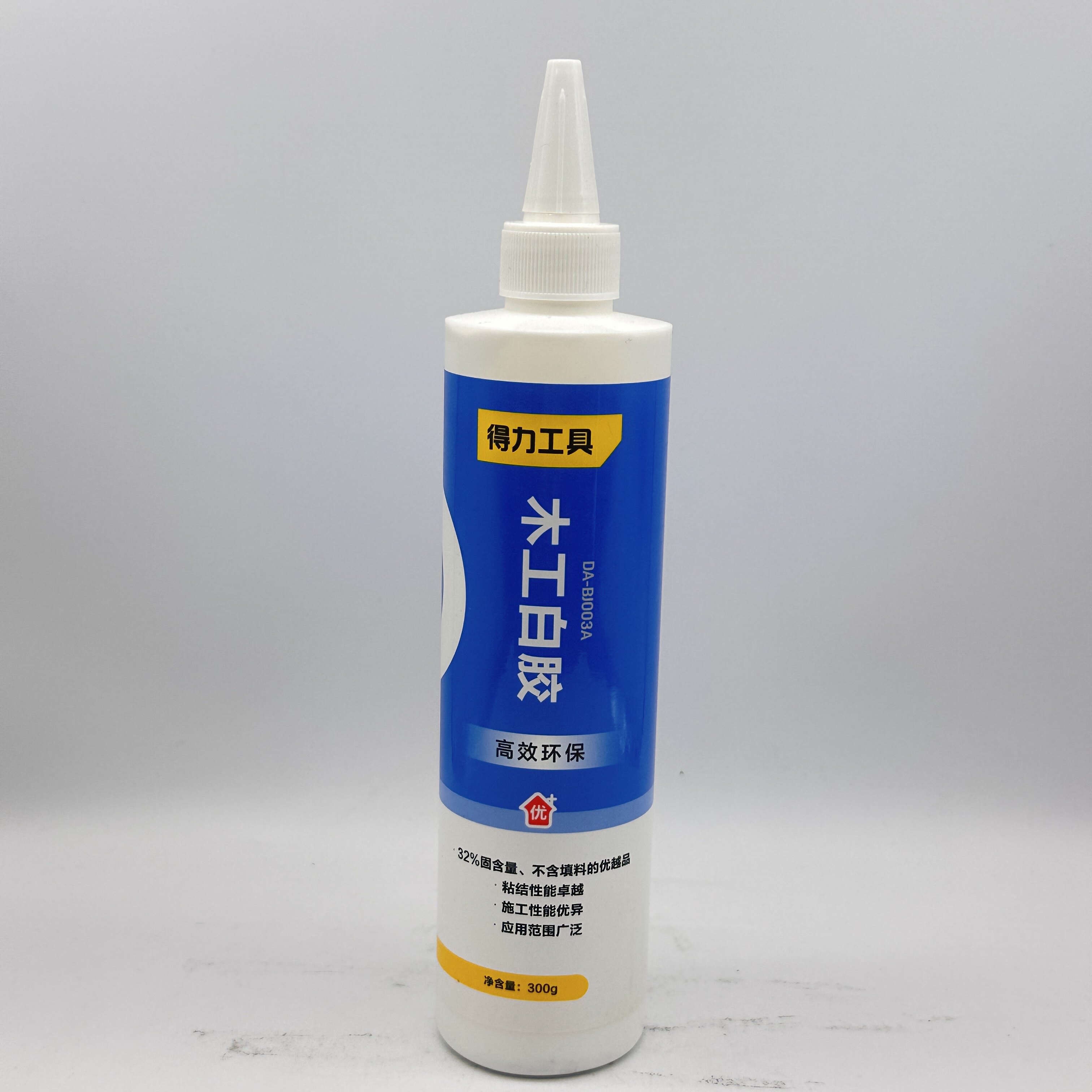 得力白乳胶木工胶水木头胶水强力胶实木粘木头木材专用胶家具白胶