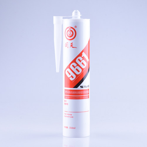 回天9661太阳能光伏组专用密封胶粘接密封阻燃硅胶310ml