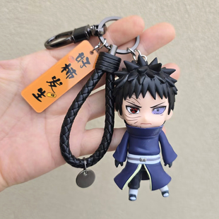 火影挂件带土鼬忍者卡卡西鸣人动漫周边公仔书包包男生钥匙扣新款