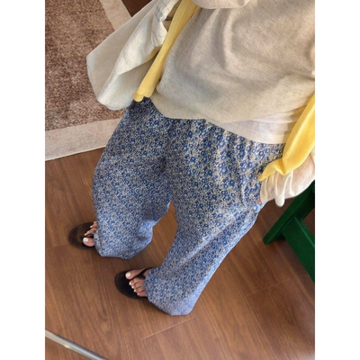 沐染家田园风小碎花睡裤女夏季