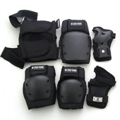 4件套大码 YORK成人加厚轮滑滑雪滑板护具护膝护肘6 ZOO 外贸强货