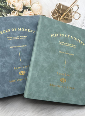 拍立得mini10宫格相册mini活页夹A4收纳册小卡追星卡册无印风简约