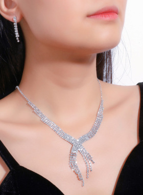 日韩结婚流苏套装女式婚纱礼服