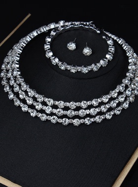 女气质配饰礼服晚宴饰品奢华