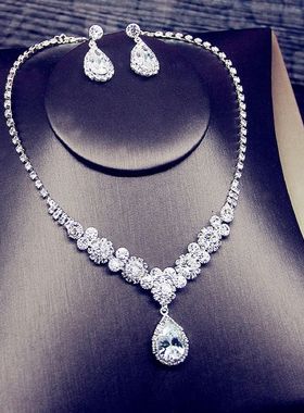 首饰品女新娘结婚婚纱