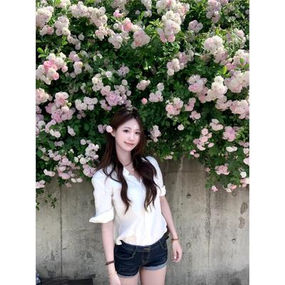 美式复古辣妹低腰牛仔超短裤女夏季2025新款修身显瘦翻边包臀热裤