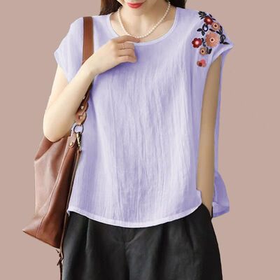 复古无袖休闲上衣女2025夏季新款中国风废土风薄款大码背心T恤女