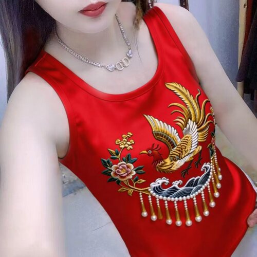 清仓捡漏~夏季新款女装专柜高档吊带上衣背心显瘦遮肉百搭上衣
