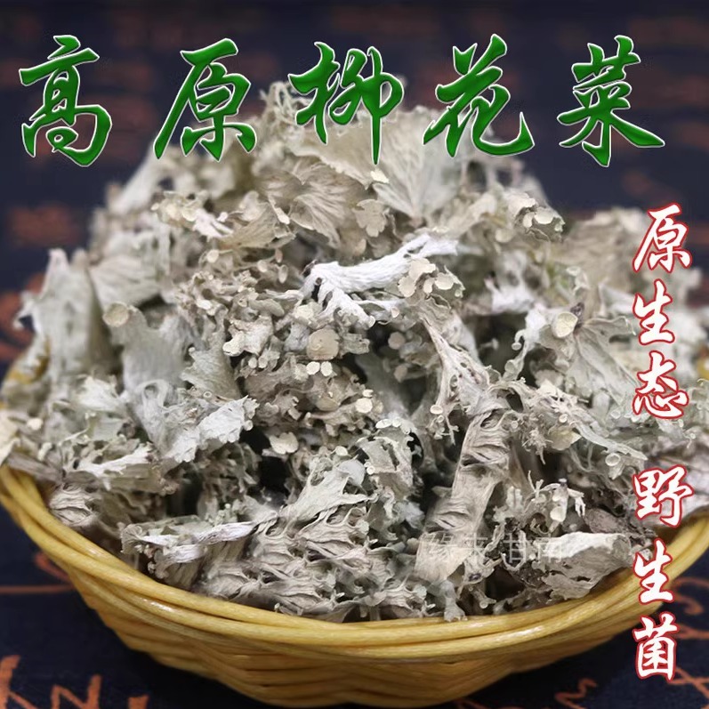 野生柳花菜甘南特产绿木耳高端野菜拌凉菜下酒菜藏区干货250g包邮