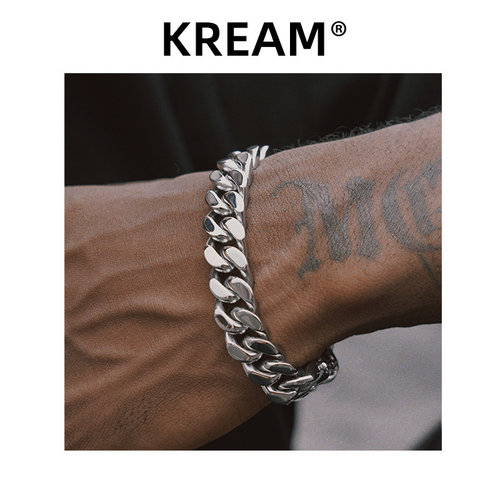 KREAM立体欧美风古巴链