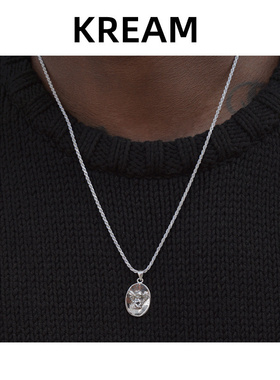 KREAM S925 纯银天使吊坠项链嘻哈男女同款 ANGEL PENDANT