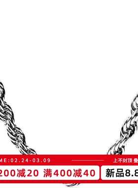 90s vintage gold short chain 金色麻花链银色锁骨项链 男女