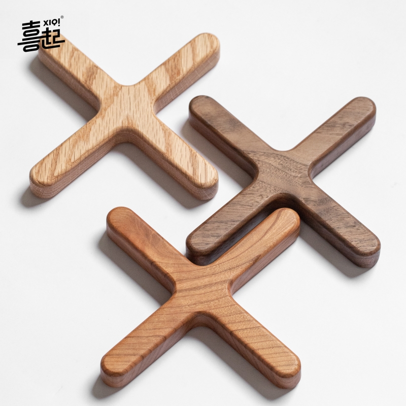 黑胡桃实木茶壶垫咖啡壶垫壶托 托餐盘垫 水杯垫锅垫壶承防烫隔热