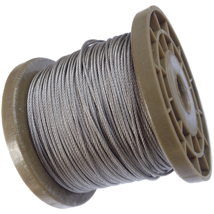 304不锈钢钢丝绳/包塑包胶钢丝绳晾衣架绳钢索绳1/2/3/4/5/6mm粗