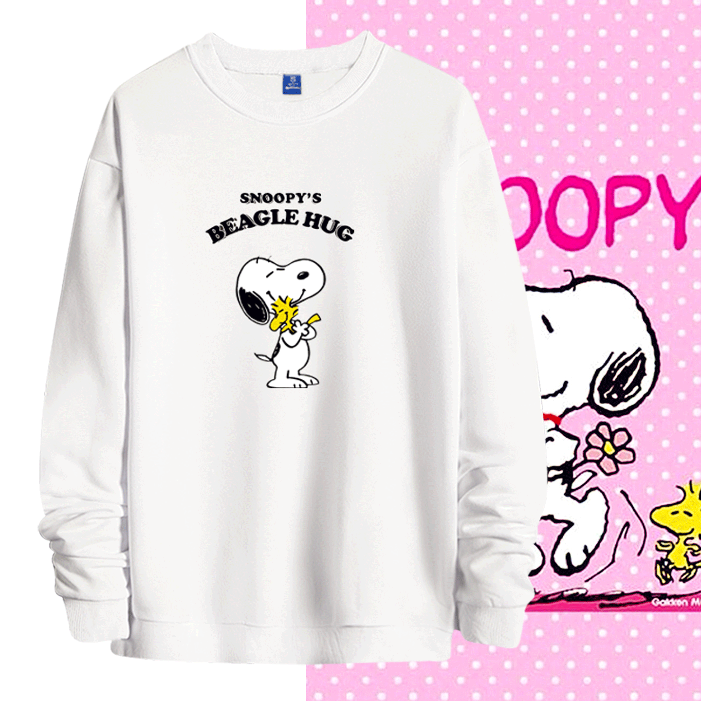 男女情侣可定制套头衫圆领卫衣