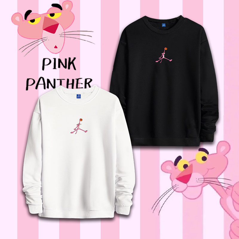 乔丹欧美风粉红豹飞人套头卫衣